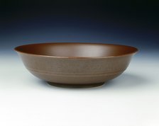 Bowl with cafe au lait glaze, Yongzheng period, Qing dynasty, China, 1723-1735. Artist: Unknown