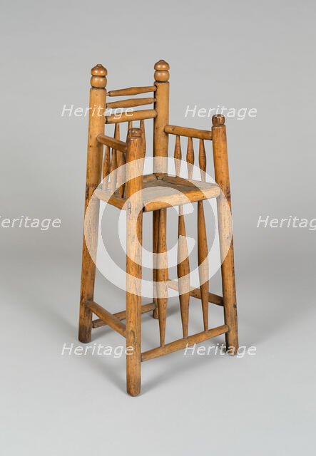 High Chair, 1640/70. Creator: Unknown.