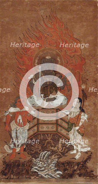 Buddhist Deity Fudo, 19th century. Creator: Unknown.