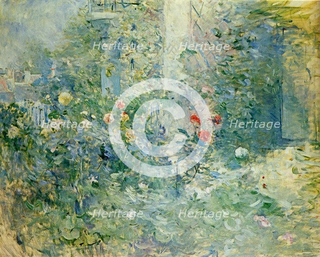 Garden in Bougival (Le jardin à Bougival), 1884. Artist: Morisot, Berthe (1841-1895)