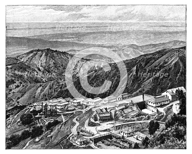 Newcastle Sanatorium, Jamaica, c1890.Artist: A Kohl