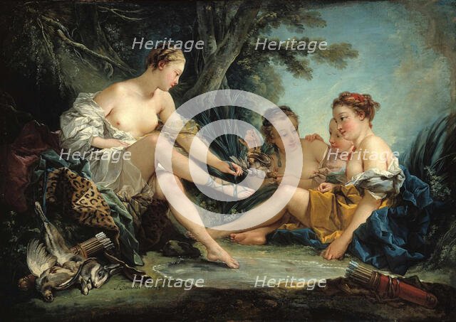 Diana's Return from the Hunt, 1745. Creator: Boucher, François (1703-1770).