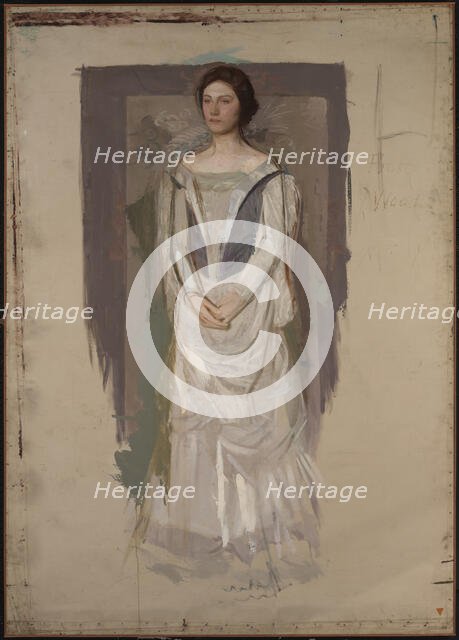 Standing Woman, late 19th-early 20th century. Creator: Studio of Abbott Handerson Thayer.