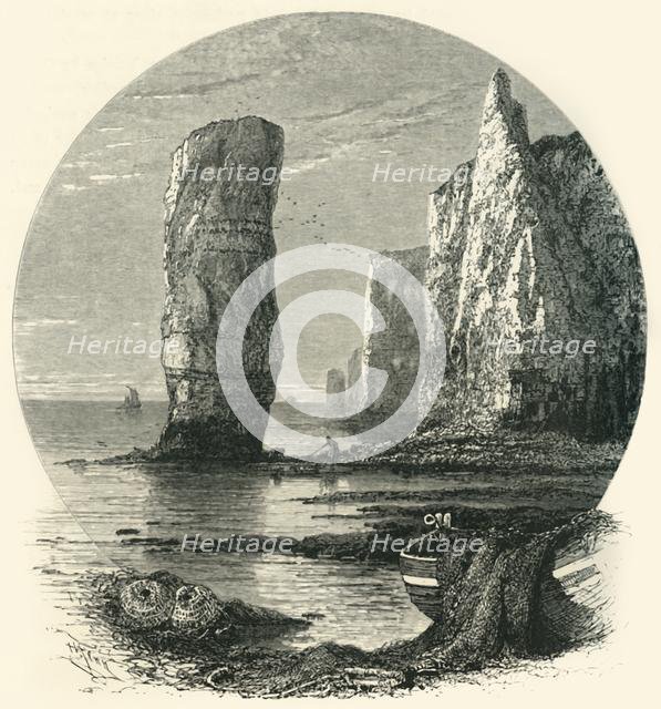 'Rocks near Bournemouth', c1870.