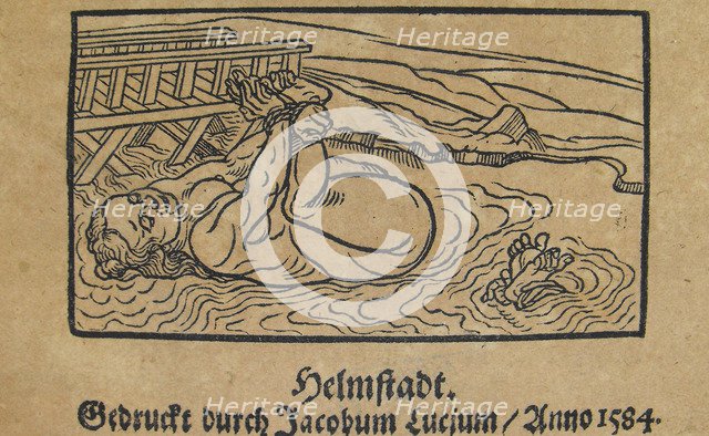 The cold-water ordeal for witches.