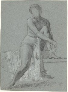 Seated Nude, 1860s-1870s. Creator: William P. Babcock.