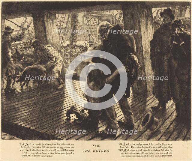 The Return, 1882. Creator: James Tissot.