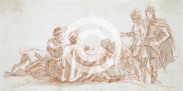 Group of Turkish Men, between 1680 and 1820. Creator: Nicolas Perignon.