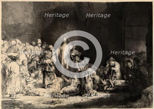 Christ Healing the Sick, 1649. Creator: Charles Amand-Durand.