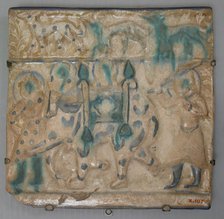 Tile from a Frieze, Iran, second half 13th century. Creator: Unknown.