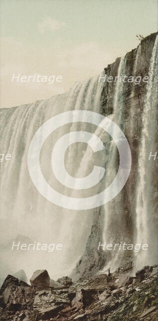 Niagara, Falls from [below?], ca 1900. Creator: Unknown.