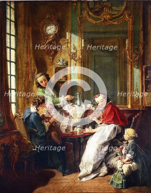 Morning Coffee (Le Déjeuner), 1739. Artist: Boucher, François (1703-1770)