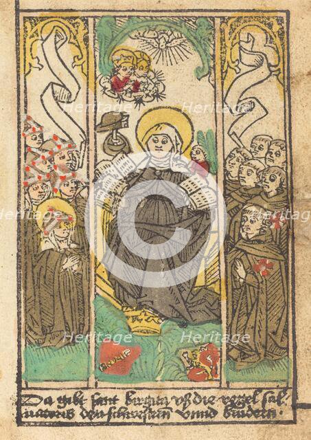 Saint Bridget, c. 1490. Creator: Unknown.