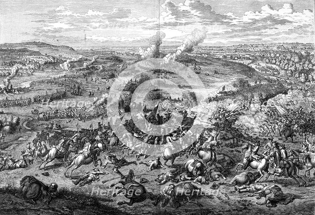 The Battle of Hochstadt, Bavaria, 13 August 1704, (1903).Artist: Jan van Huchtenburg