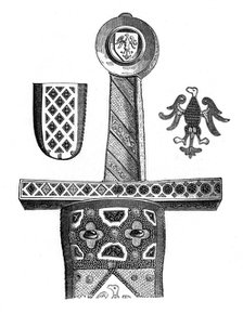 Sword of Charlemagne, c8th century, (1870). Artist: Unknown