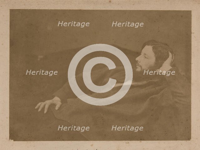 Gustave Courbet, ca 1865. Creator: Anonymous.