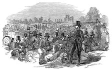 Chartist Agitation, the Police Force on Bonner's Fields, 1848, (1900). Artist: Unknown