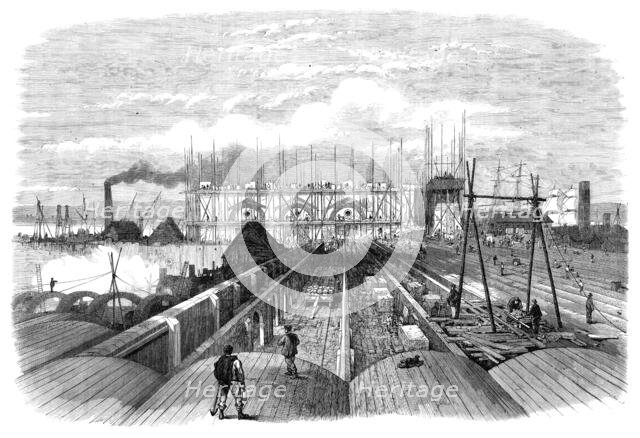 The Metropolitan Main-drainage works at Crossness, 1864. Creator: Unknown.