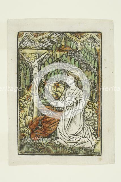 Penitence of Saint Jerome, c. 1480. Creator: Unknown.