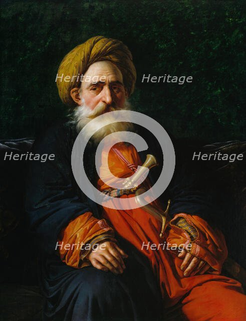 Portrait of the Katchef Dahouth, Christian Mameluke, 1804. Creator: Anne-Louis Girodet de Roussy-Trioson.
