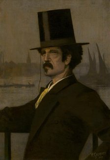 James McNeill Whistler, 1869. Creator: Walter Greaves.