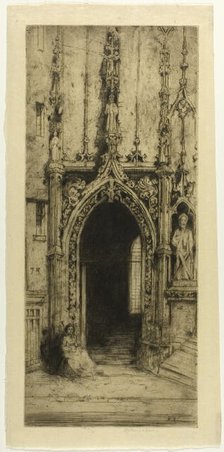 St. Merri, 1906. Creator: David Young Cameron.