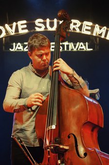 Nick Blacka, Love Supreme Jazz Festival, Glynde Place, East Sussex, 2015. Artist: Brian O'Connor.