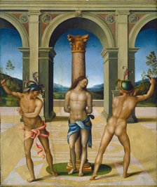 The Flagellation of Christ, c. 1512/1515. Creator: Bacchiacca.