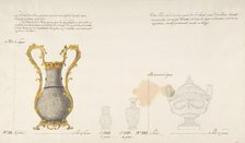 Design for Four Vases, ca. 1770-85. Creator: Anon.