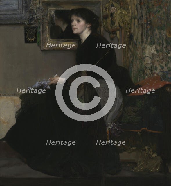 The Blue Thistle, 1904. Creator: Emile Vloors.