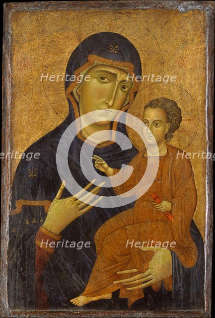 Madonna and Child, possibly 1230s. Creator: Berlinghiero.