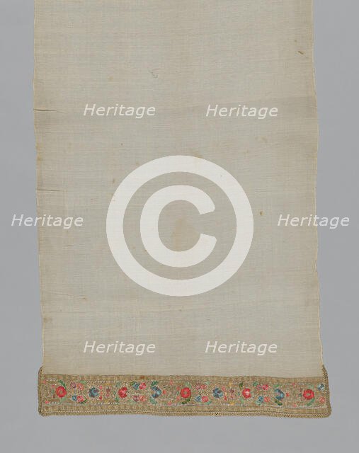Towel, Turkey, 19th century. Creator: Unknown.