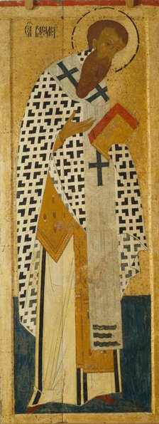 Saint Basil The Great (From the Deesis Range), c. 1502-1503. Artist: Dionysius (ca. 1450-before 1508)