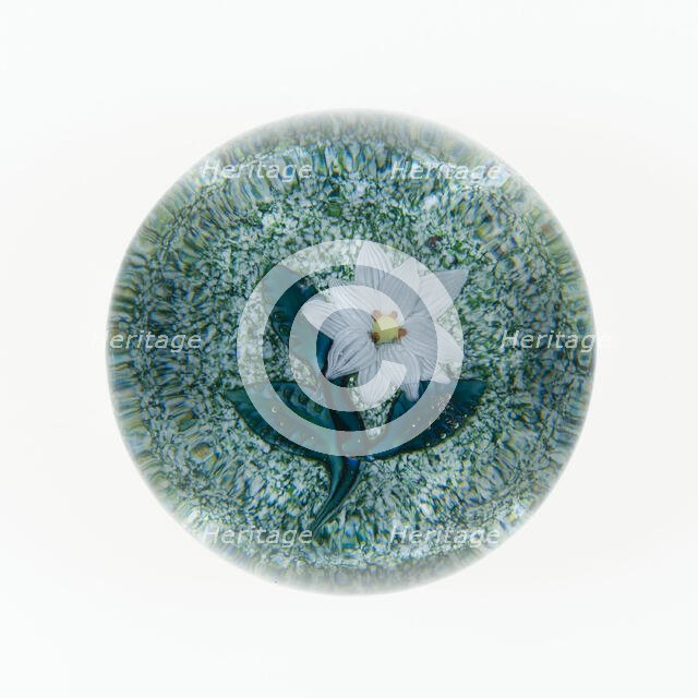 Paperweight, Saint-Louis, c. 1848-55. Creator: Saint-Louis Glassworks.