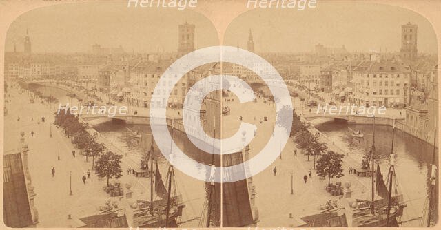 Copenhagen, Denmark, the metropolis of all Scandinavia, 1850s-1910s. Creator: Sun Sculpture Works and Studios.