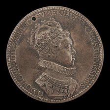 Louis XIII, 1601-1643, King of France 1610 [obverse], 1610. Creator: Nicolas Briot.