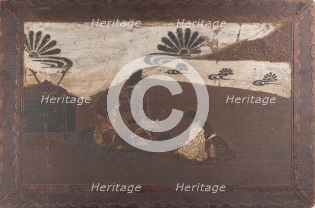 Kusunoki Masashige Bidding Farewell to His Son Masatsura, 19th century. Creator: Unknown.