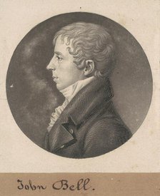 John Bell, 1808. Creator: Charles Balthazar Julien Févret de Saint-Mémin.