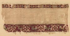 Fragment of a Tiraz-Style Textile, late 1000s. Creator: Unknown.