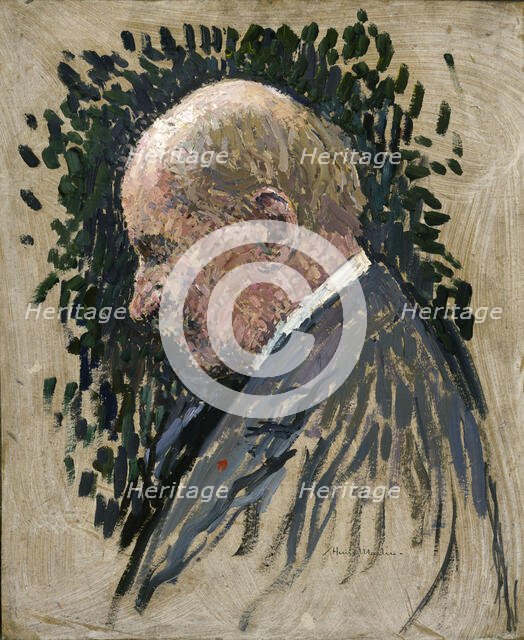 Portrait of the composer Gustave Charpentier (1860-1956), ca 1932. Creator: Martin, Henri (1860-1943).