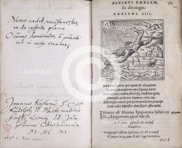 The fall of Icarus, 1573. Creator: Unknown.