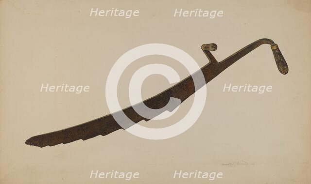 Knife, c. 1939. Creator: Harold Ballerd.