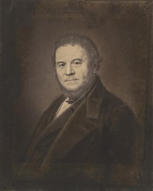 Portrait of Marie-Henri Beyle, dit Stendhal (1783-1842) in 1840 , ca 1855. Creator: Nadar, Gaspard-Félix (1820-1910).