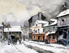 'Montmartre Under Snow', c1900-1951. Artist: Frank Will