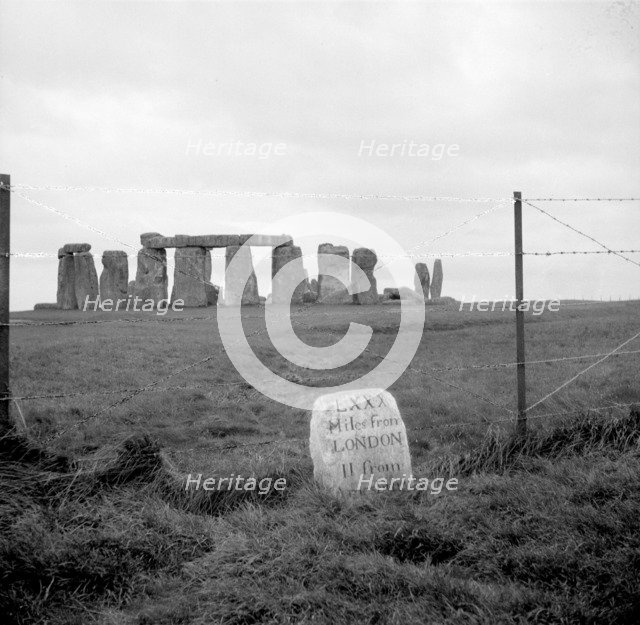 Stonehenge, Amesbury, Wiltshire, 1935. Artist: Miss Wight