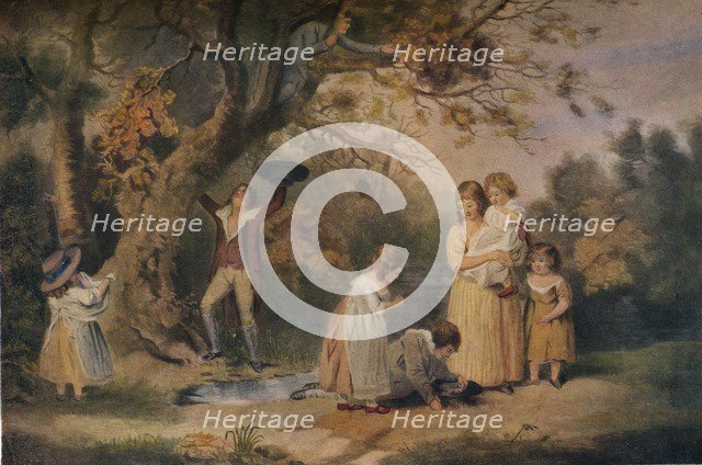 'Children Bird Nesting', 1789. Artist: William Ward.