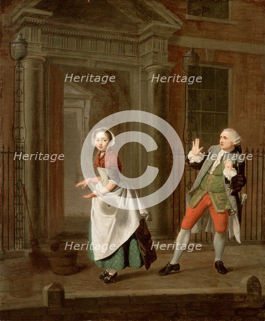 'A City Shower', c1764. Artist: Edward Penny