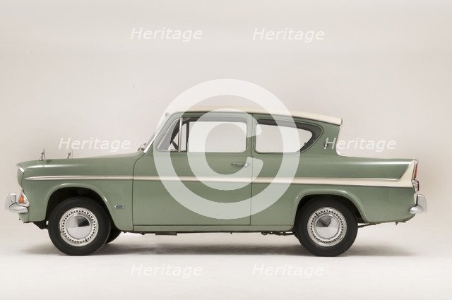 1966 Ford Anglia Super 105E Artist: Unknown.