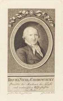 Daniel Chodowiecki, 1801. Creator: J.S.L. Halle.