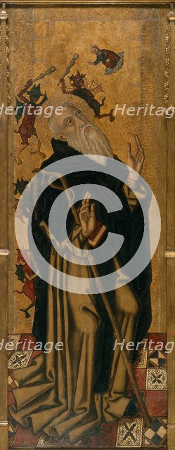 Saint Anthony the Abbot Tormented by Demons. Artist: Desí, Joan (active 1481-1520)